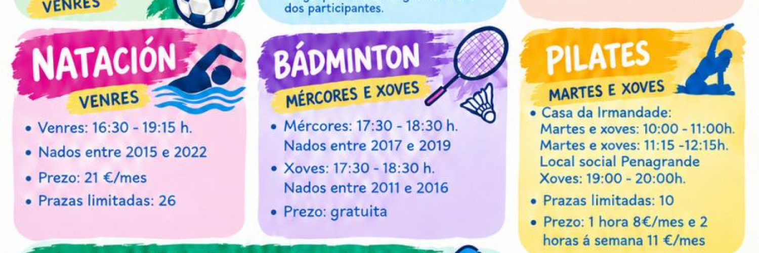 ESCOLAS DEPORTIVAS MUNICIPAIS 2026/2027