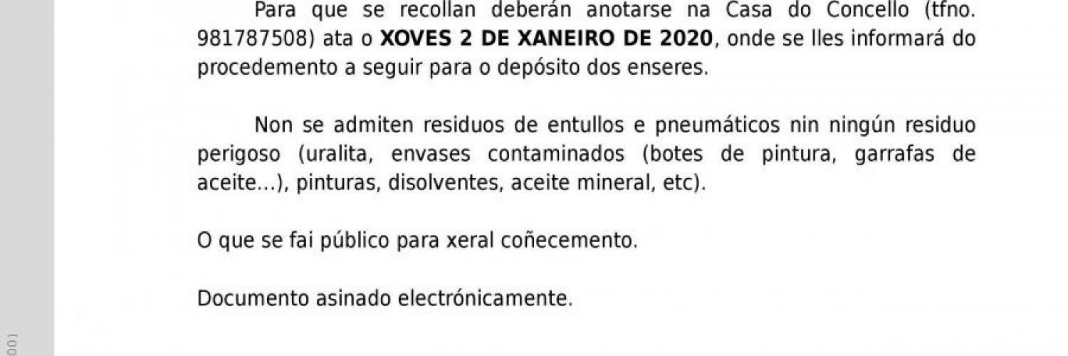 BANDO RECOLLIDAS DE ENSERES