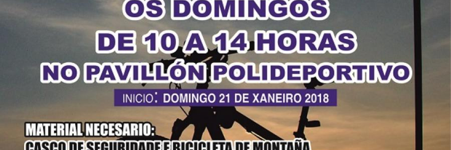 Prazas dispoñibles no Curso de Iniciación ó BTT (Bicicleta de Montaña)