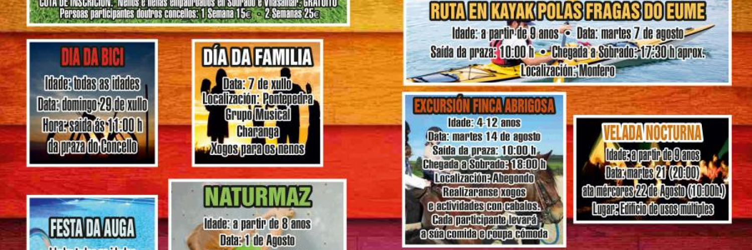 ACTIVIDADES DE VERÁN 2018