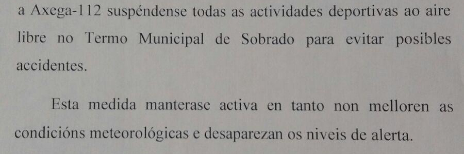 BANDO URXENTE