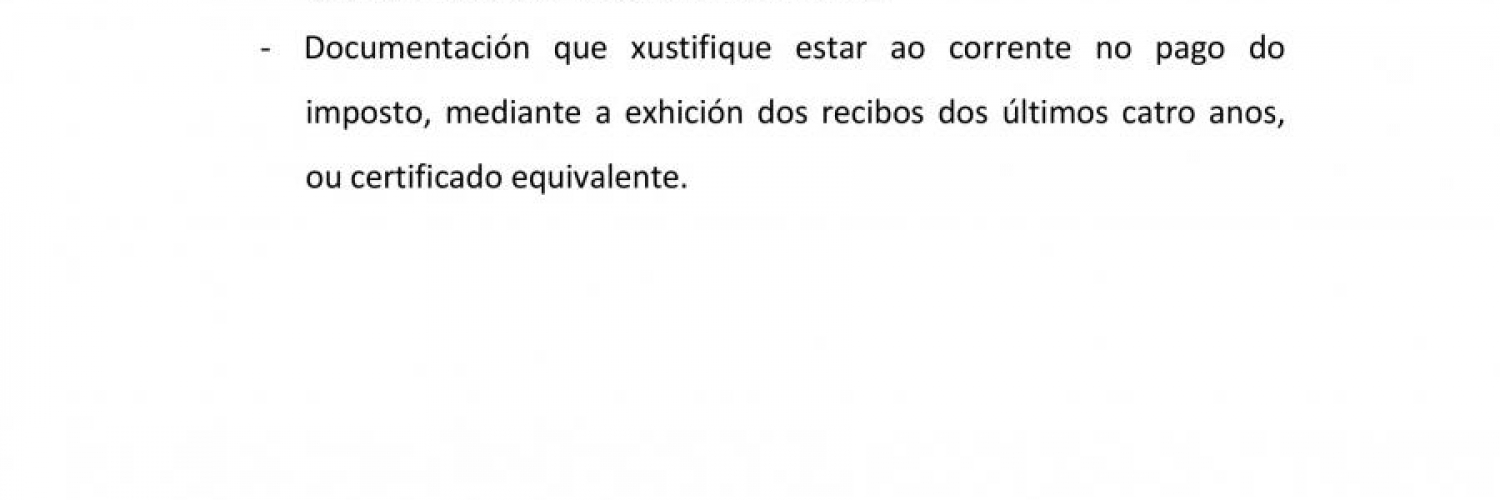 EXENCIÓN DE IMPOSTOS DE VEHÍCULOS DE MÁIS DE 25 ANOS