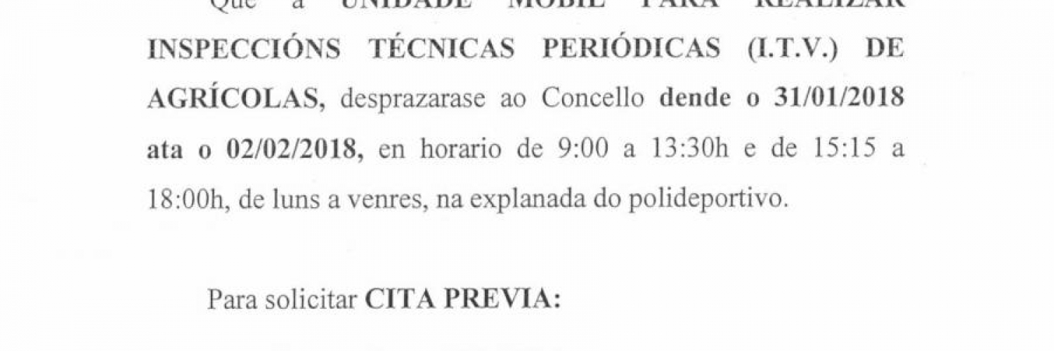 ITV para vehículos agrícolas