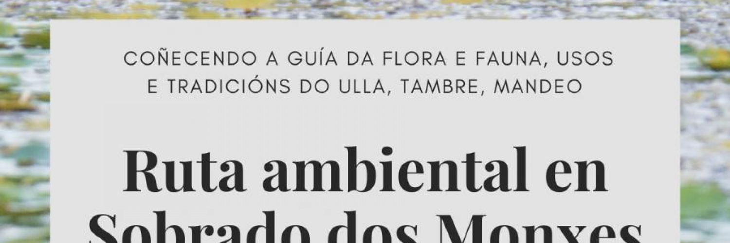 RUTA AMBIENTAL EN SOBRADO