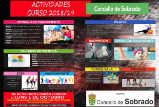 CALENDARIO DE ACTIVIDADES 2018/2019