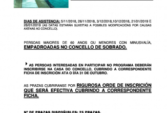 PROGRAMA DE BALNEARIO 2018/2019