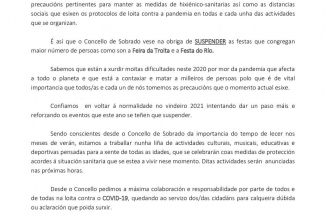 Luis Lisardo Santos Ares, Alcalde-Presidente do Concello de Sobrado INFORMA